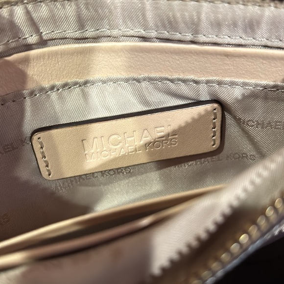 Michael Kors Dark Brown Wristlet with Gold Accents - Picture 4 of 7